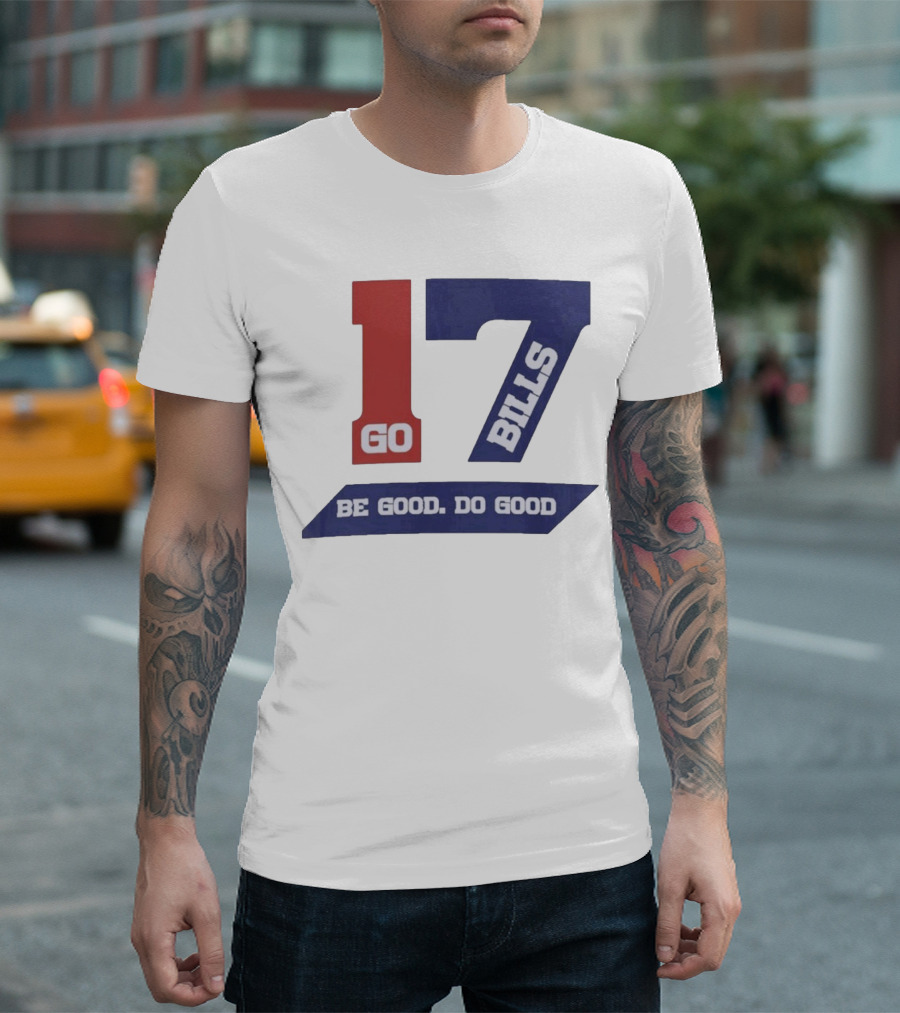 Awesome Josh Allen MVP Go Bills 17 Be Good Do Good God Bless T-Shirt