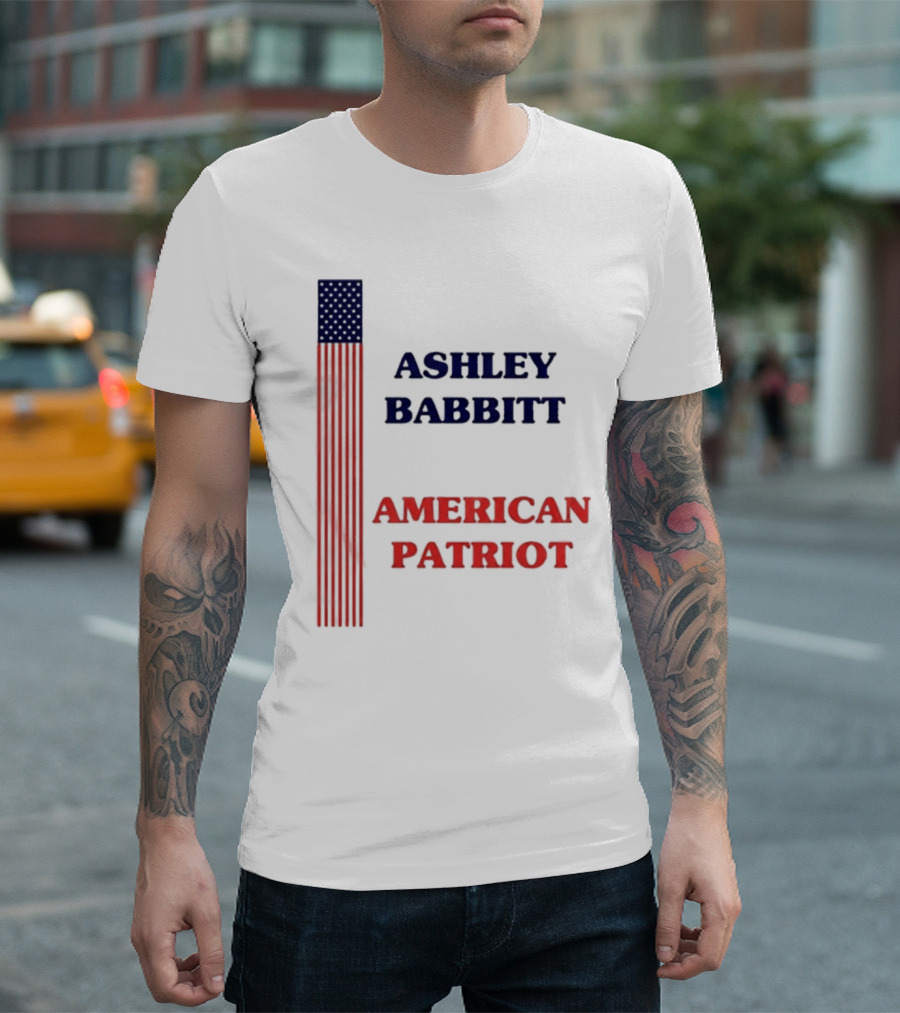 Ashley Babbitt American Patriot Flag Stripe Stars T-Shirt