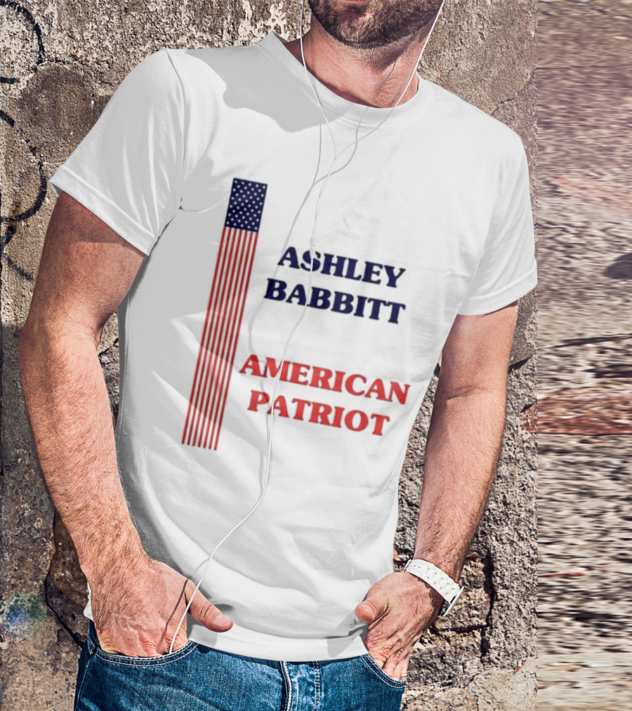 Ashley Babbitt American Patriot Flag Stripe Stars T-Shirt