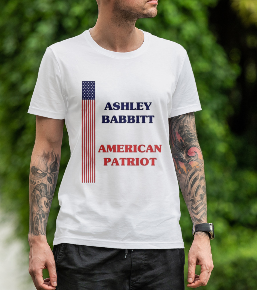 Ashley Babbitt American Patriot Flag Stripe Stars T-Shirt