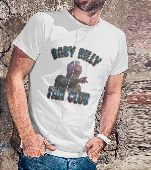 Baby Billy Fan Club Custom Printed Vintage Style T-Shirt