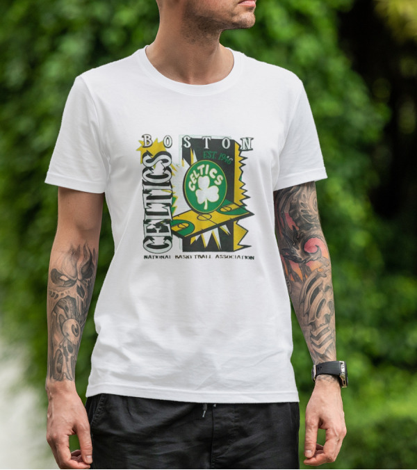 Boston Celtics EST 1946 Mitchell & Ness Youth Retro ’90s National Basketball Association T-Shirt