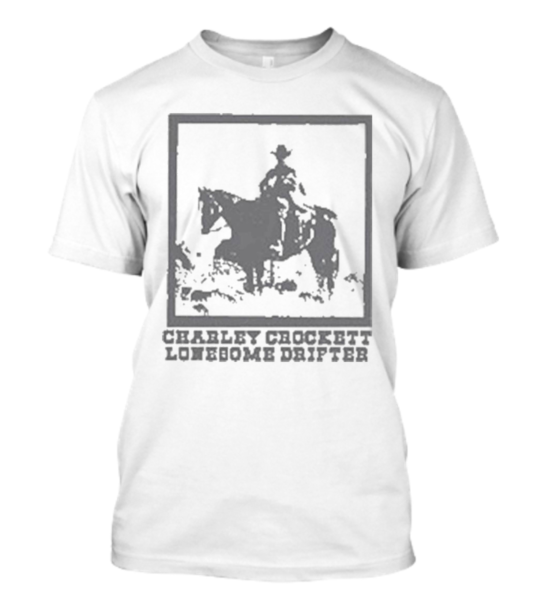 Charley Crockett Lonesome Drifter Cowboy On Horseback T-Shirt