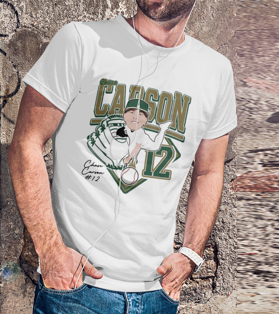 Chase Carson Baseball 2025 Pitcher 12 T-Shirt