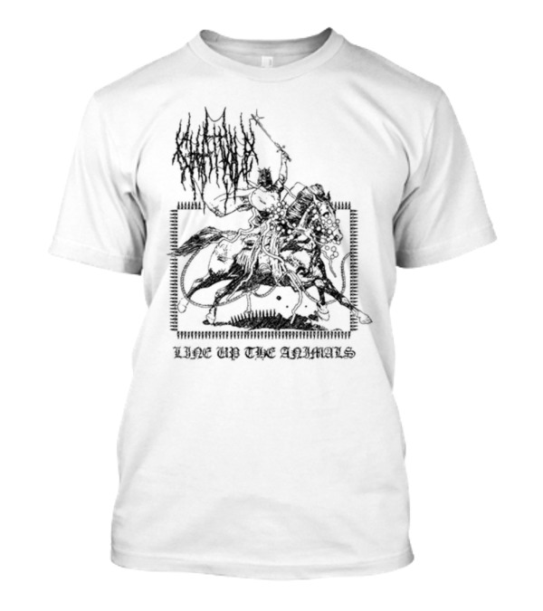 Chat Pile Line Up Looking Out For You Line Up The Animals T-Shirt