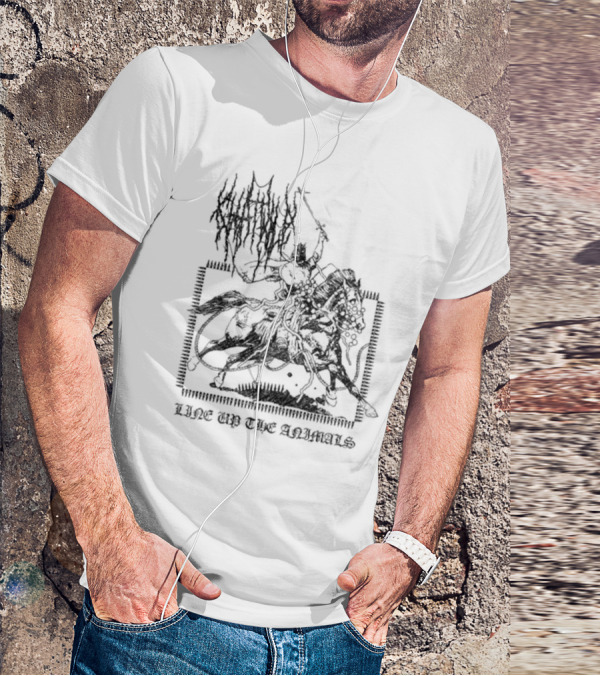 Chat Pile Line Up Looking Out For You Line Up The Animals T-Shirt