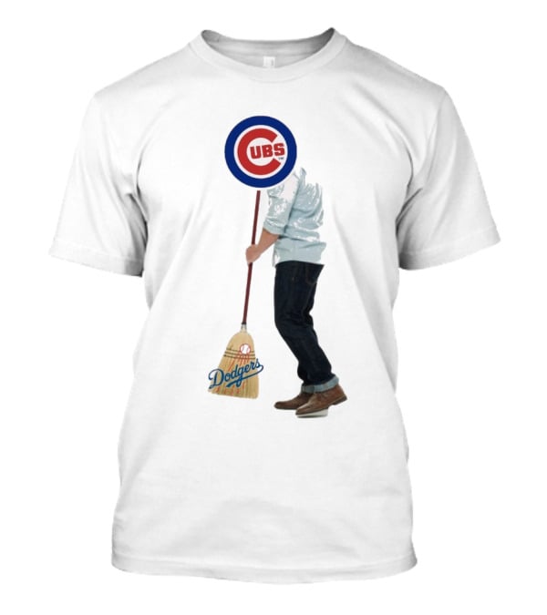 Chicago Cubs Sweeping Los Angeles Dodgers Meme T-Shirt