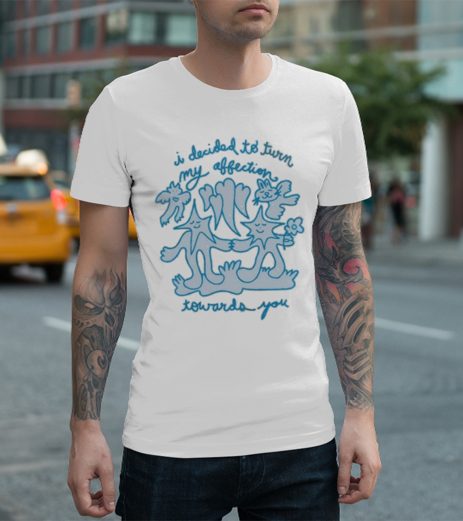 Cavetown I Decided To Turn My Affection Towards You Whimsical Characters And Hearts T-Shirt