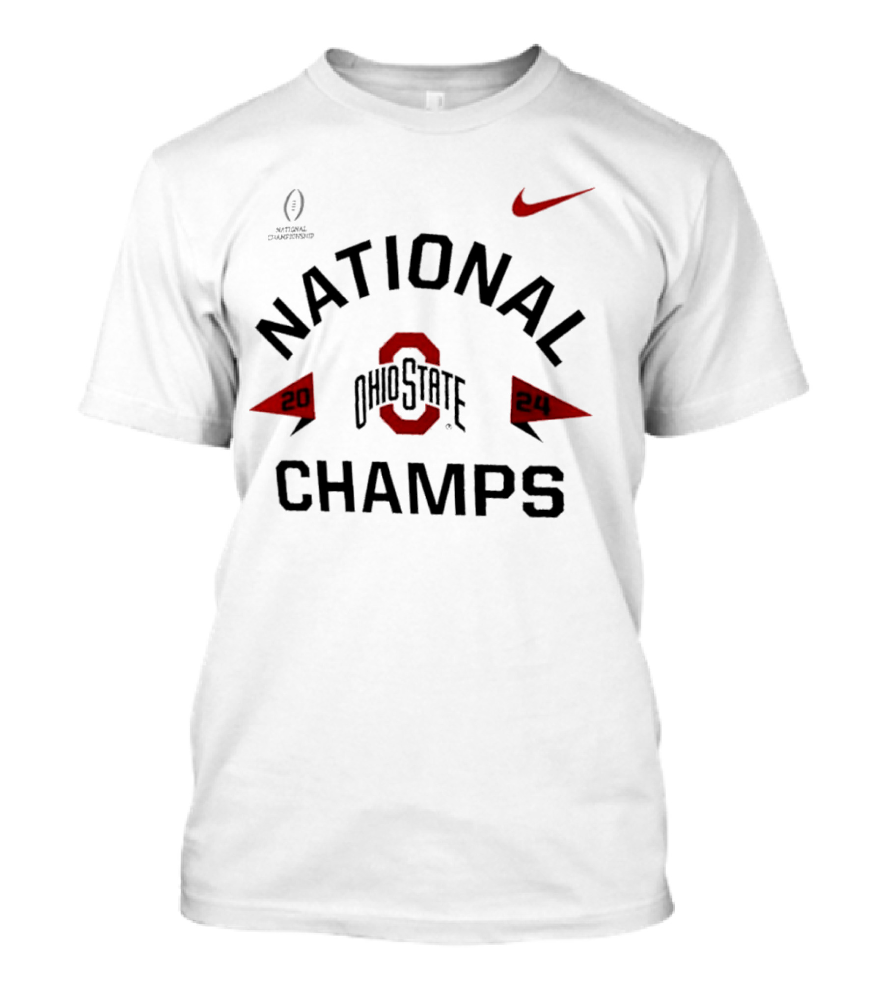 CFP 2024 National Champions Ohio State Focus Execute Win T-Shirt