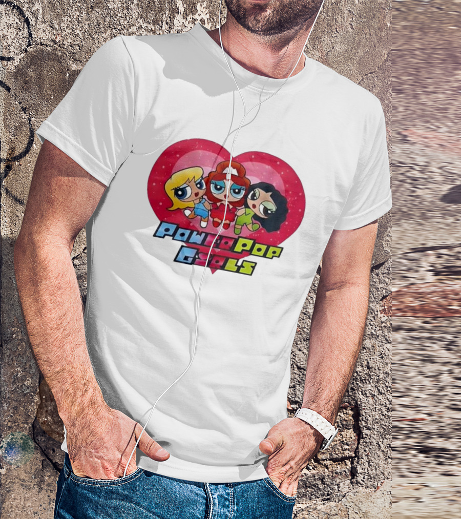 Chappell Roan Power Pop Girls Heart Cartoon Trio T-Shirt