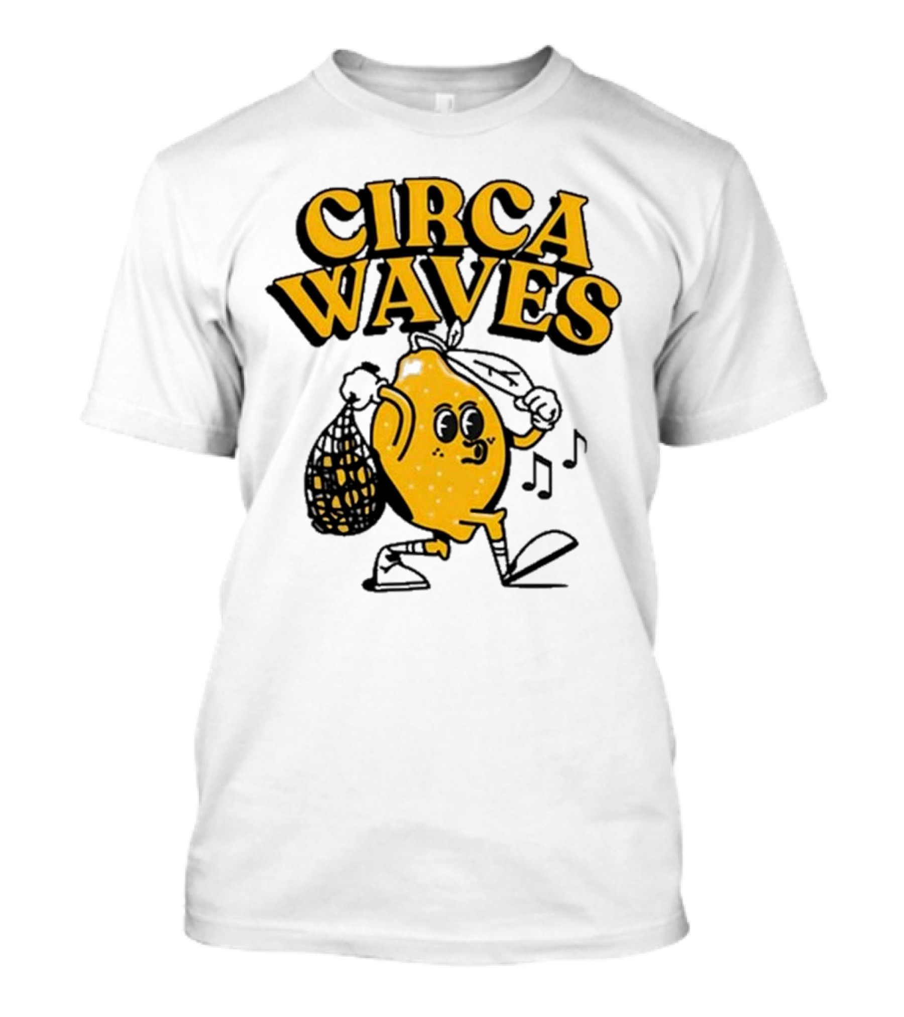 Circa Waves Leroy The Lemon Running Cartoon T-Shirt
