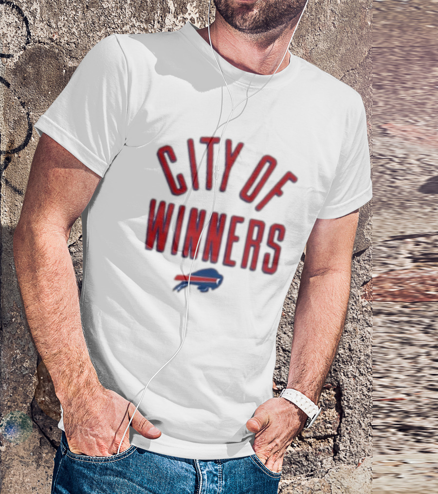 City Of Winners Buffalo Bills Football Team Merchandise T-Shirt