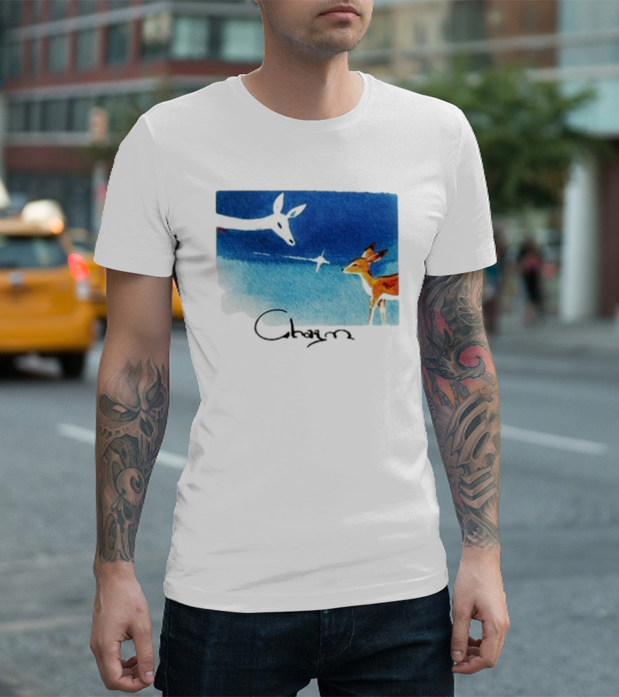 Clairo Charm Deer Artwork Benefit T-Shirt