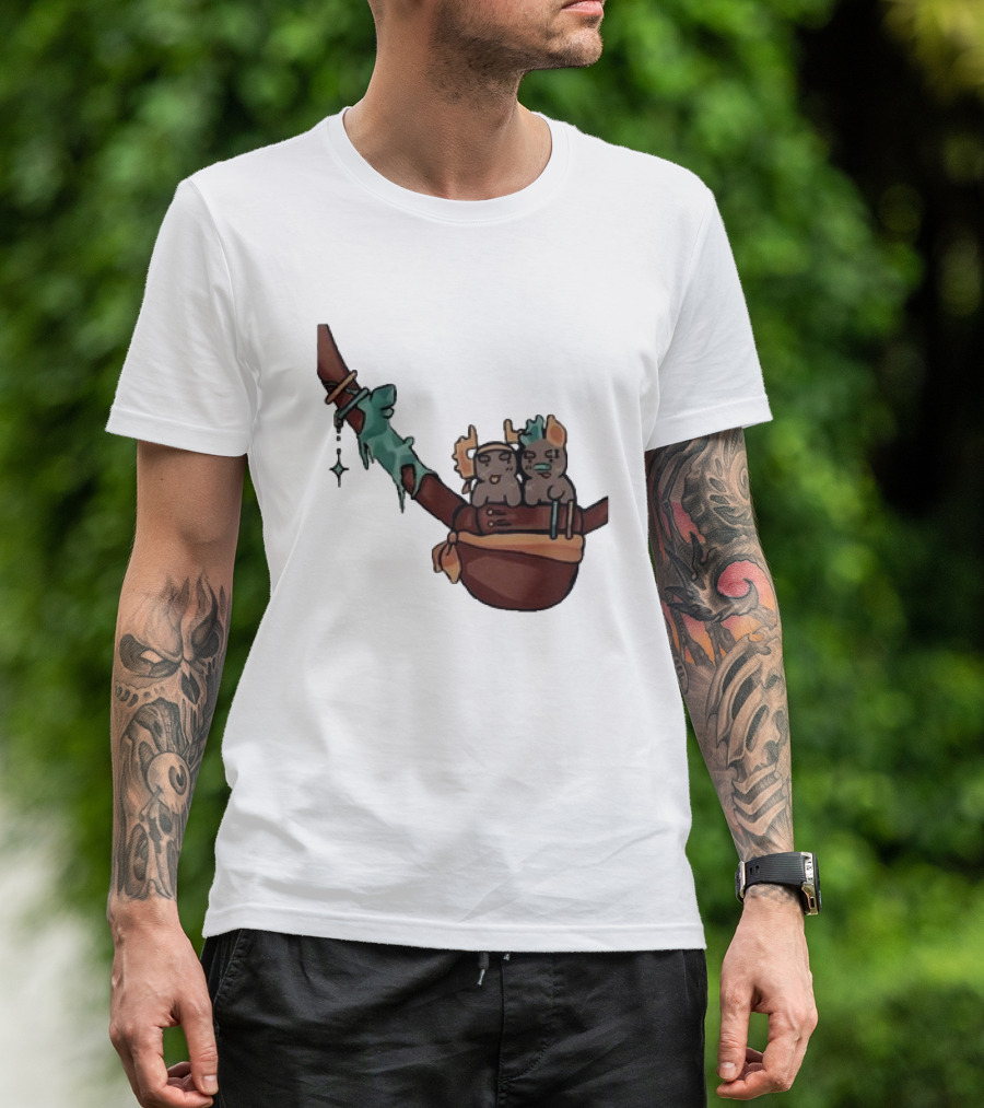 Coilpunk Steam Coil Phighting In A Bag Wizard Staff Adventure T-Shirt