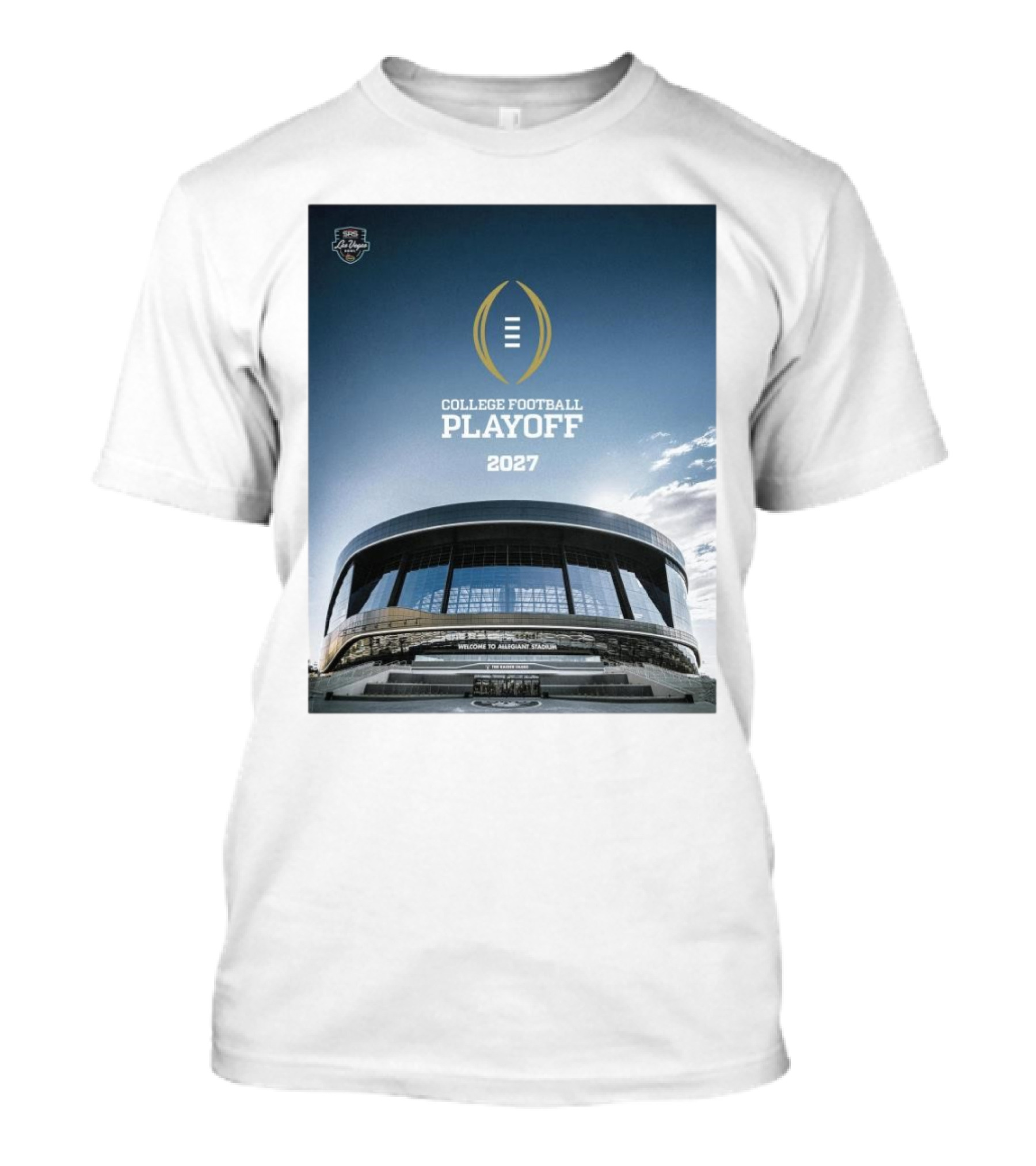 College Football Playoff 2027 Las Vegas Welcome To Allegiant Stadium T-Shirt