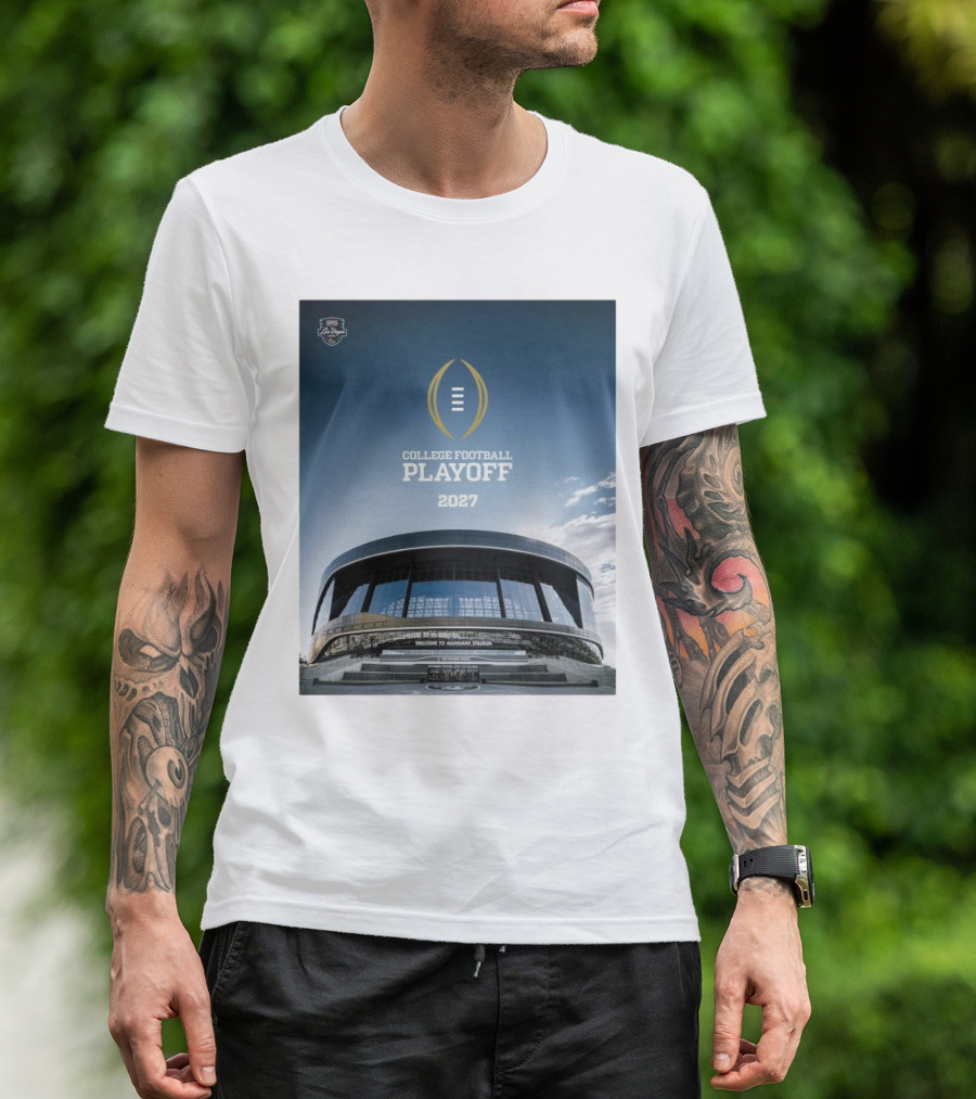 College Football Playoff 2027 Las Vegas Welcome To Allegiant Stadium T-Shirt