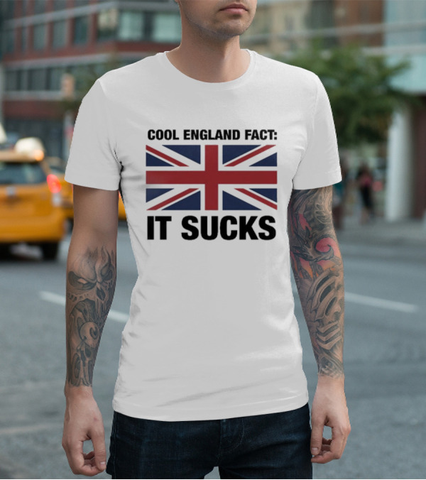 Cool England Fact It Sucks Union Jack T-Shirt