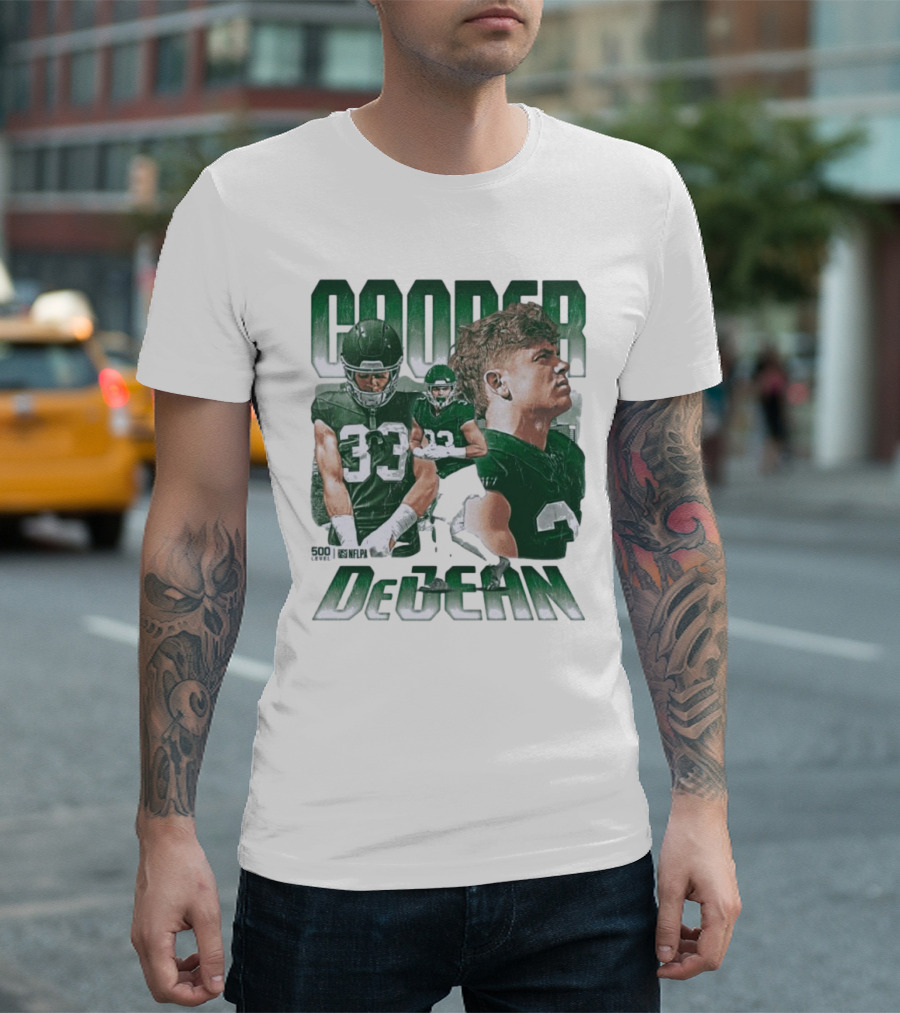 Cooper DeJean NFLPA 33 Vintage Style T-Shirt