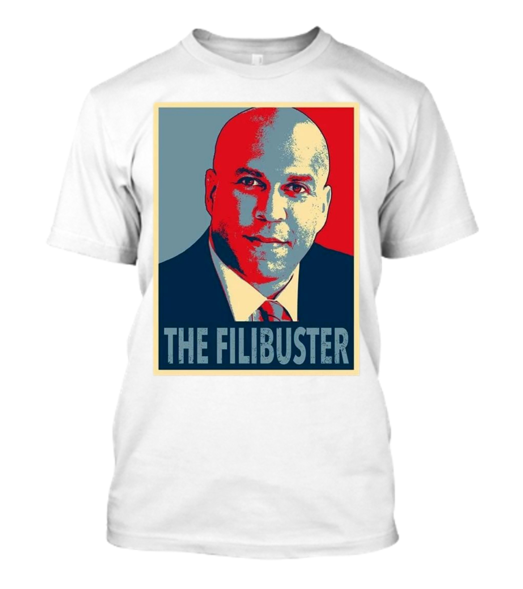 Cory Booker The Filibuster Vintage Style T-Shirt
