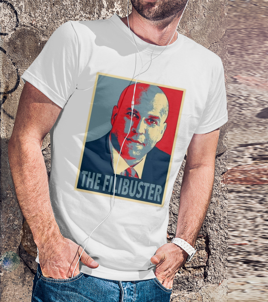 Cory Booker The Filibuster Vintage Style T-Shirt