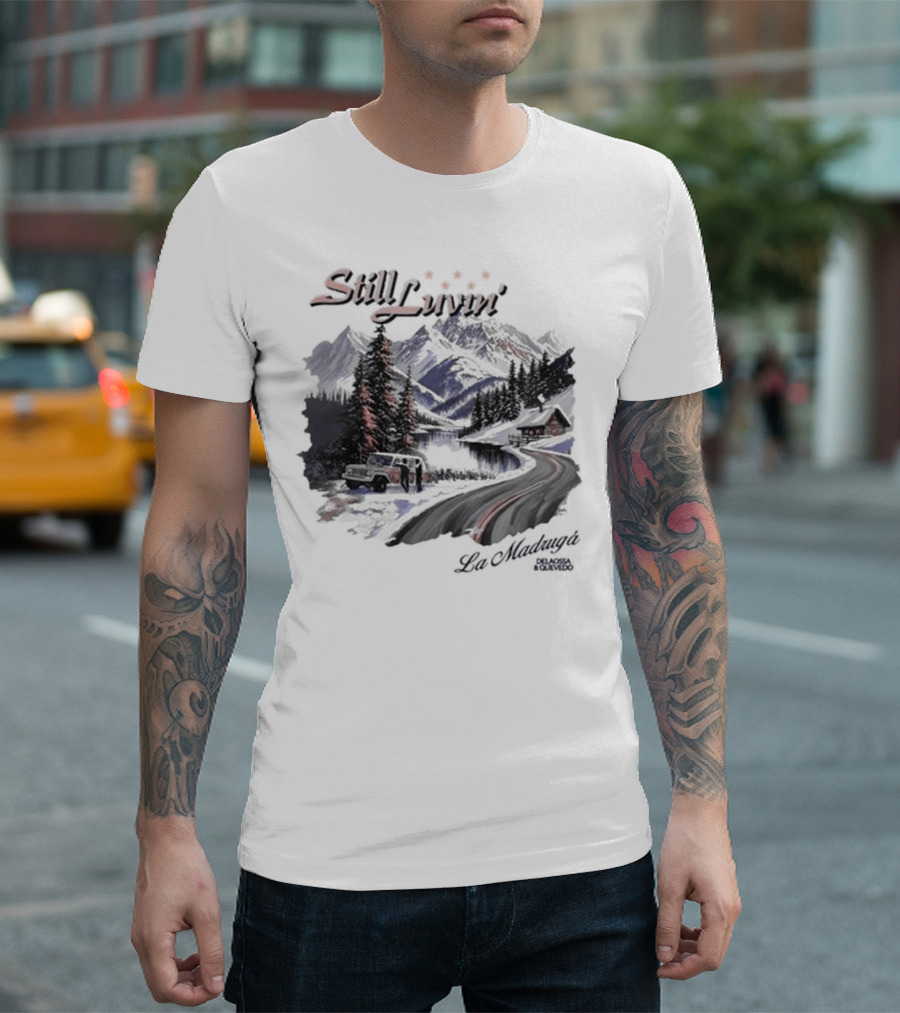 Delaossa Still Luvin Blanca Mountain Road Scene T-Shirt