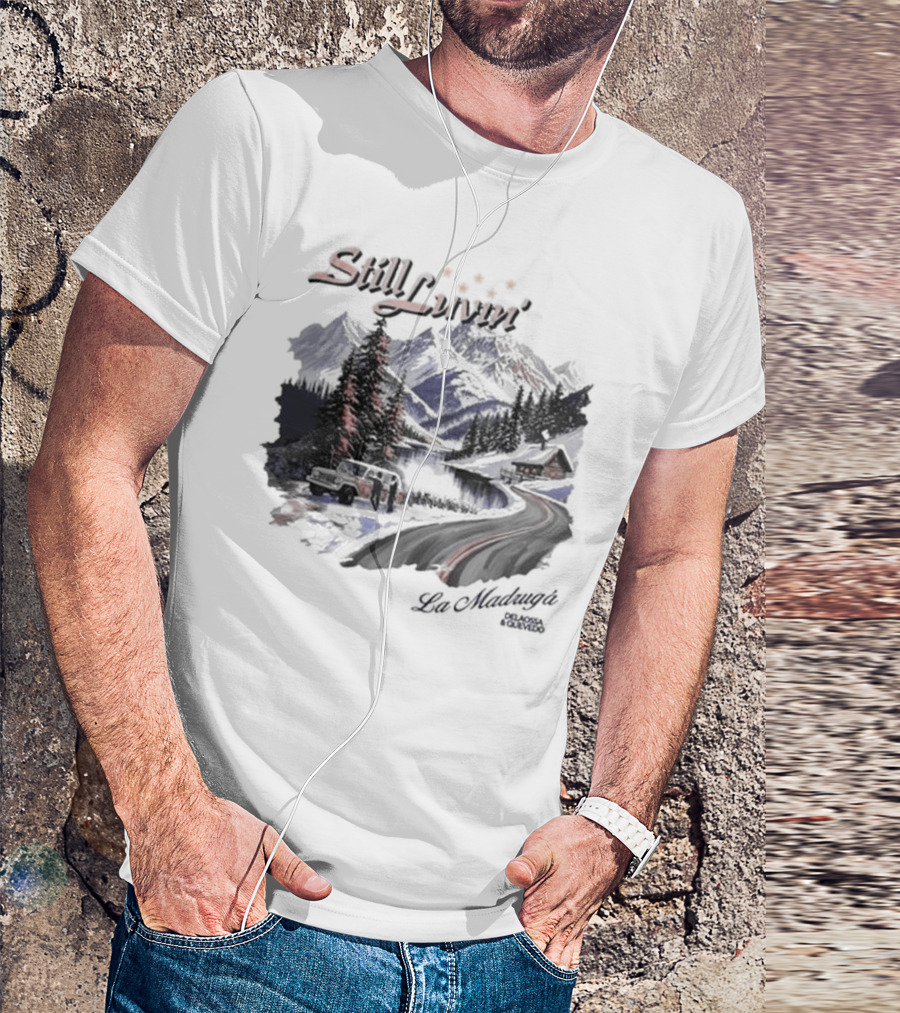 Delaossa Still Luvin Blanca Mountain Road Scene T-Shirt