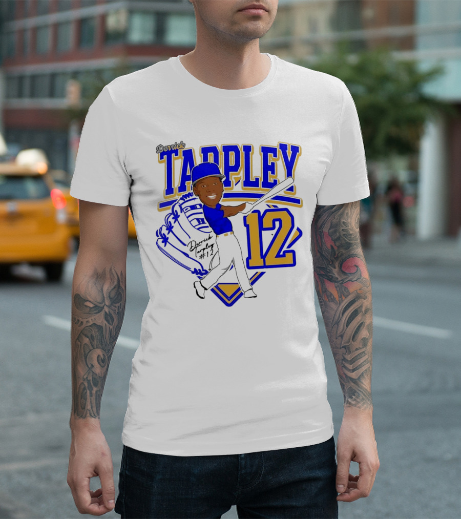Derrick Tarpley 12 Baseball Player Art 2025 T-Shirt