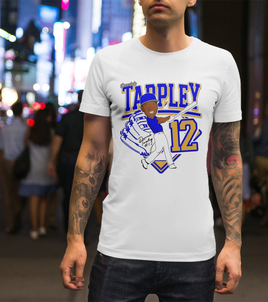 Derrick Tarpley 12 Baseball Player Art 2025 T-Shirt