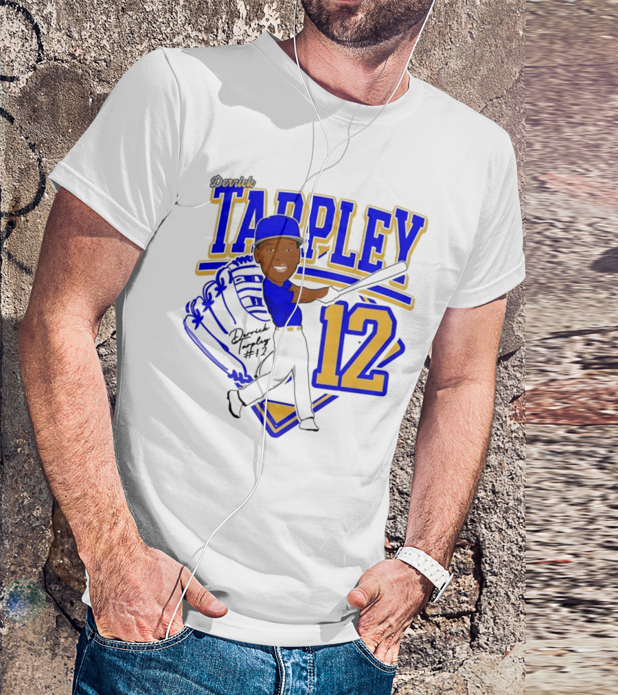 Derrick Tarpley 12 Baseball Player Art 2025 T-Shirt