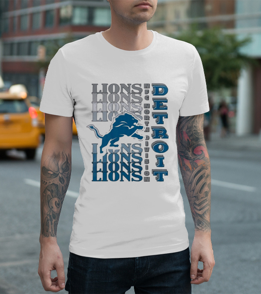 Detroit Lions NFC North Division LIONS DETROIT T-Shirt