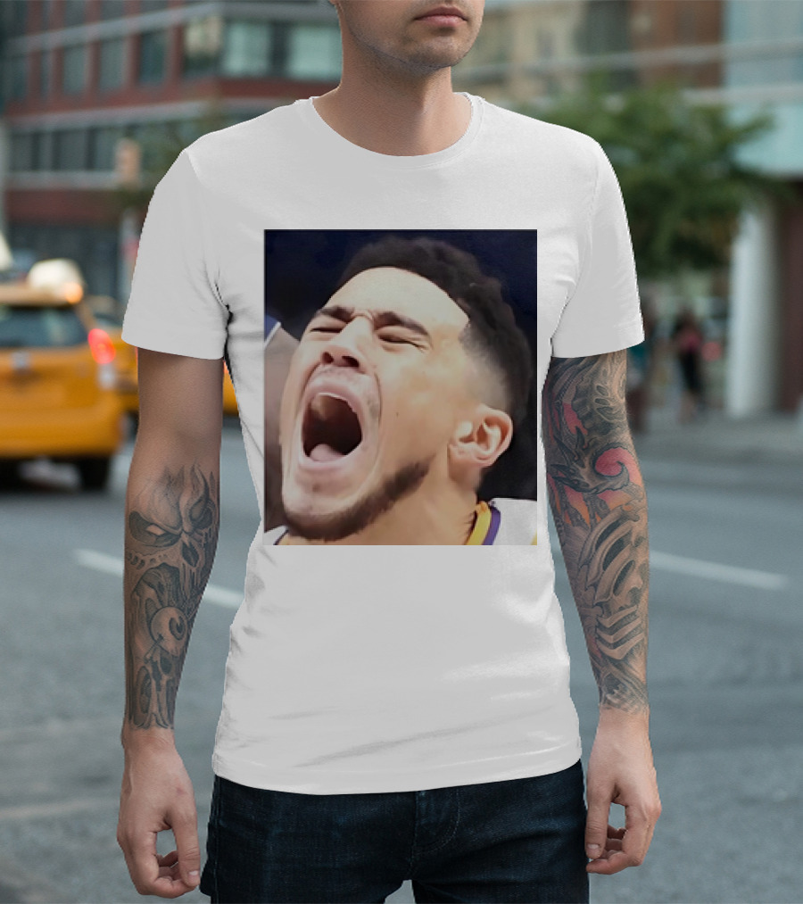 Devin Booker Crying Meme Image Reaction T-Shirt