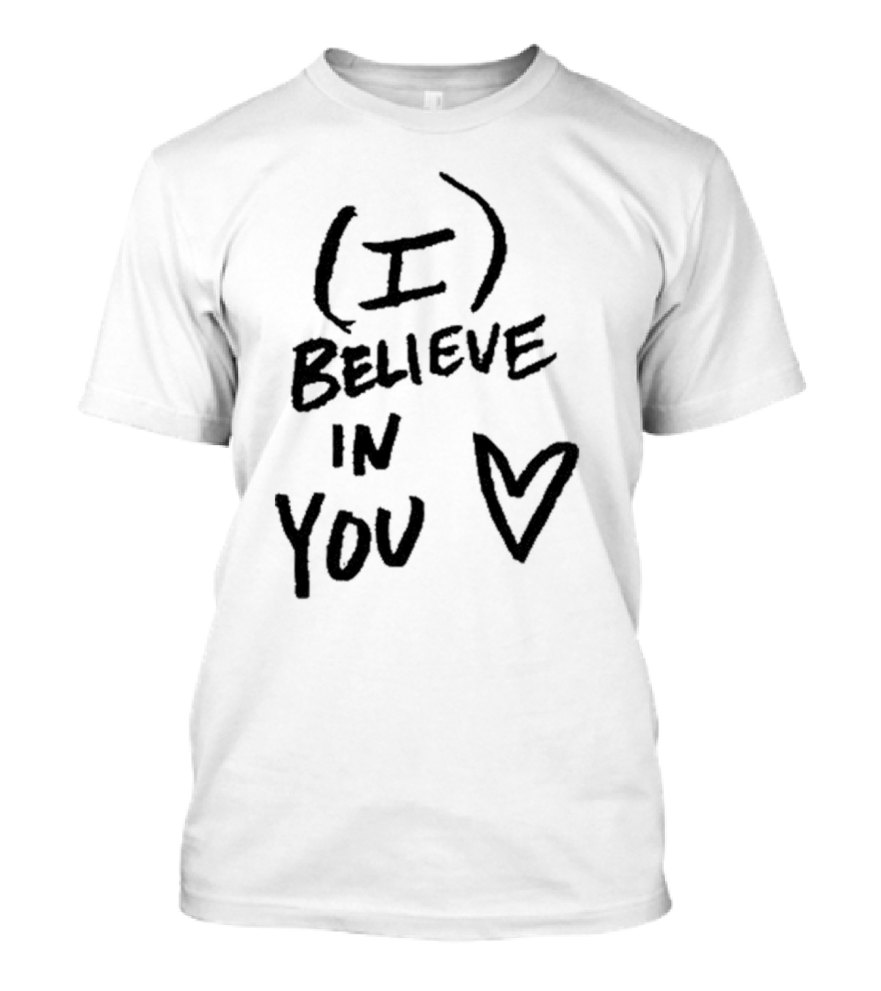 I Believe In You Heart Design Dj Scheme T-Shirt