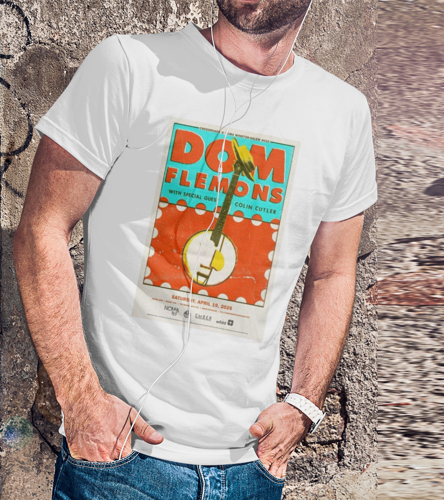 Dom Flemons With Special Guest Colin Cutler Crossroads NCMA Winston-Salem April 19 2025 T-Shirt