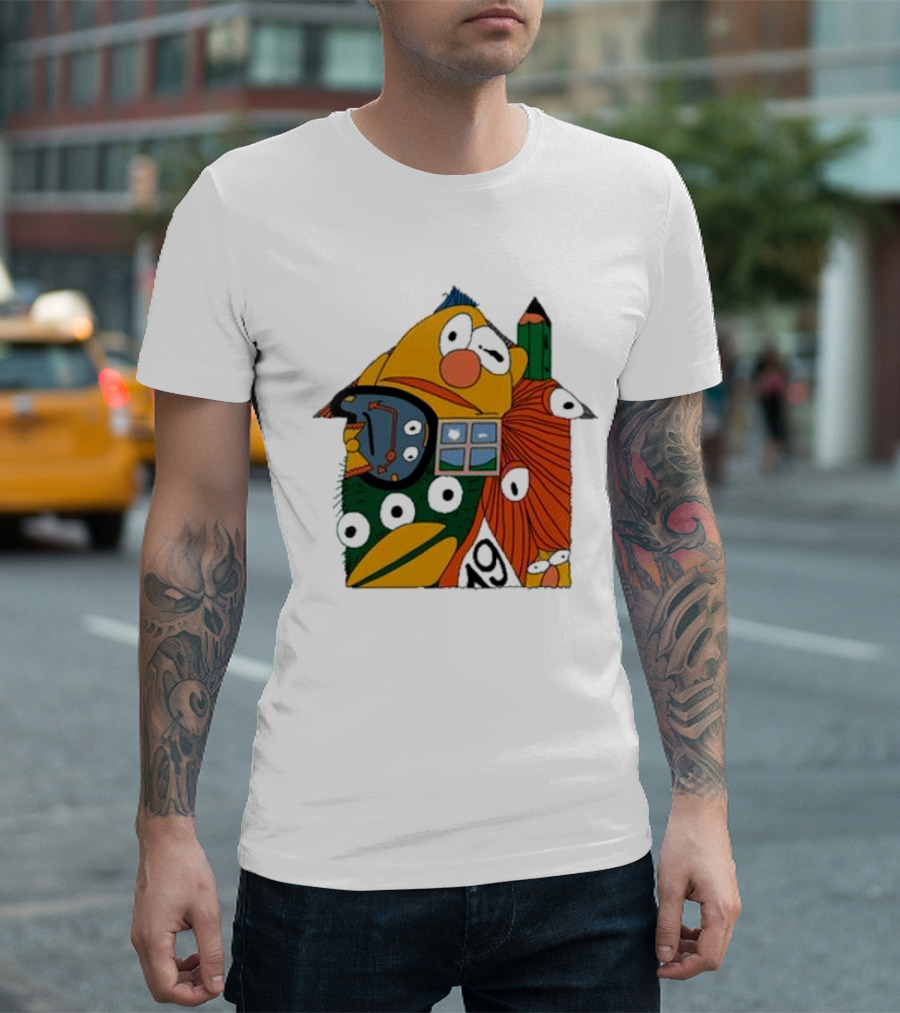 Don’t Hug Me I’m Scared and Pencil Characters T-Shirt
