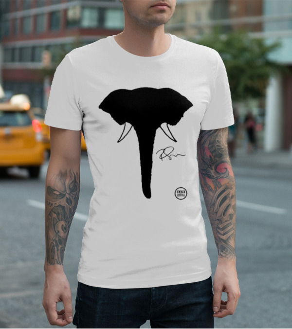 Ricky Gervais Elephant Silhouette T-Shirt