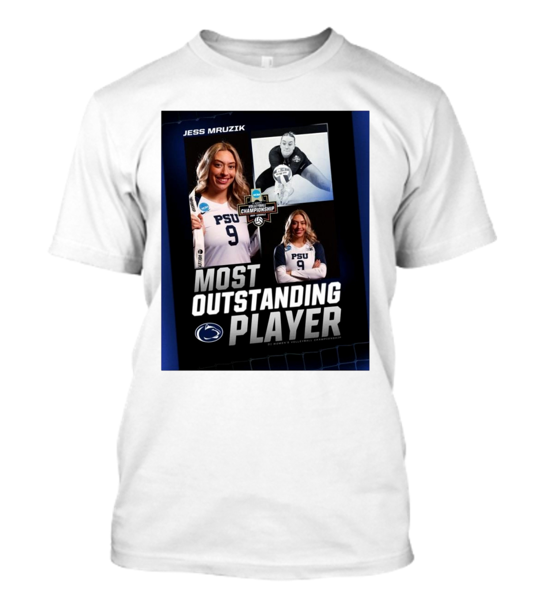 Jess Mruzik Most Outstanding Player PSU NCAA Volleyball Championship T-Shirt