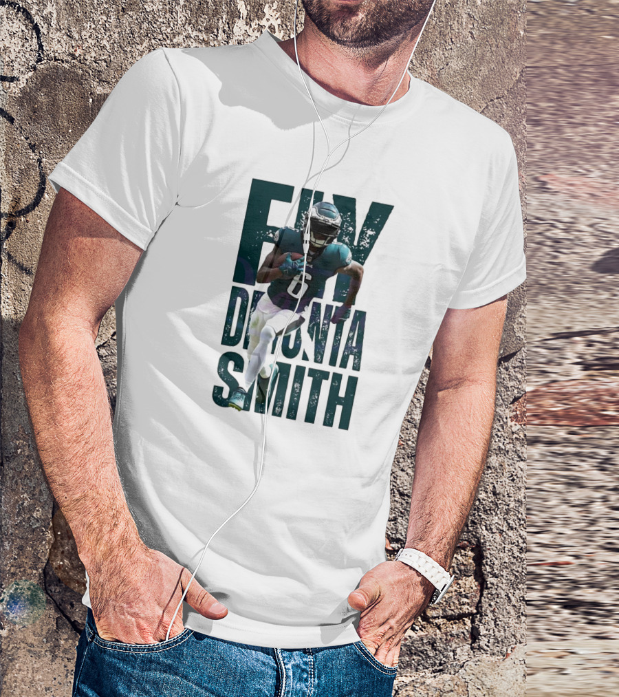 FLY Devonta Smith Philadelphia Eagles Super Bowl LIX 2025 T-Shirt