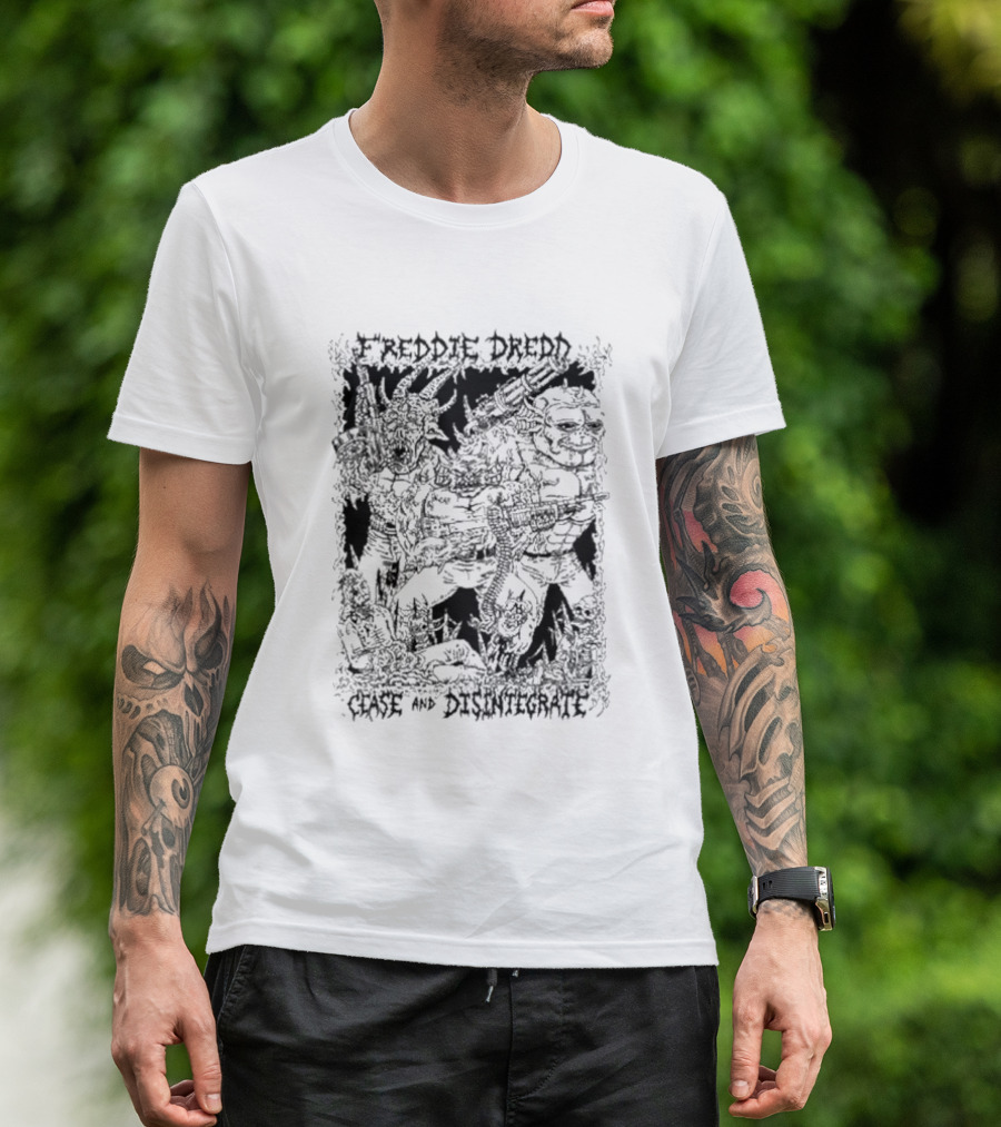 Freddie Dredd Cease & Disintegrate T-Shirt