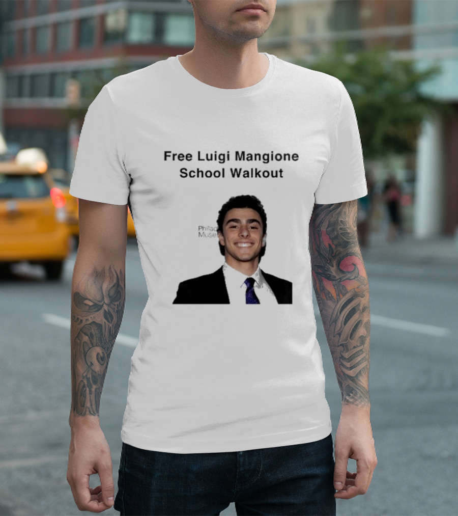 Free Luigi Mangione School Walkout T-Shirt