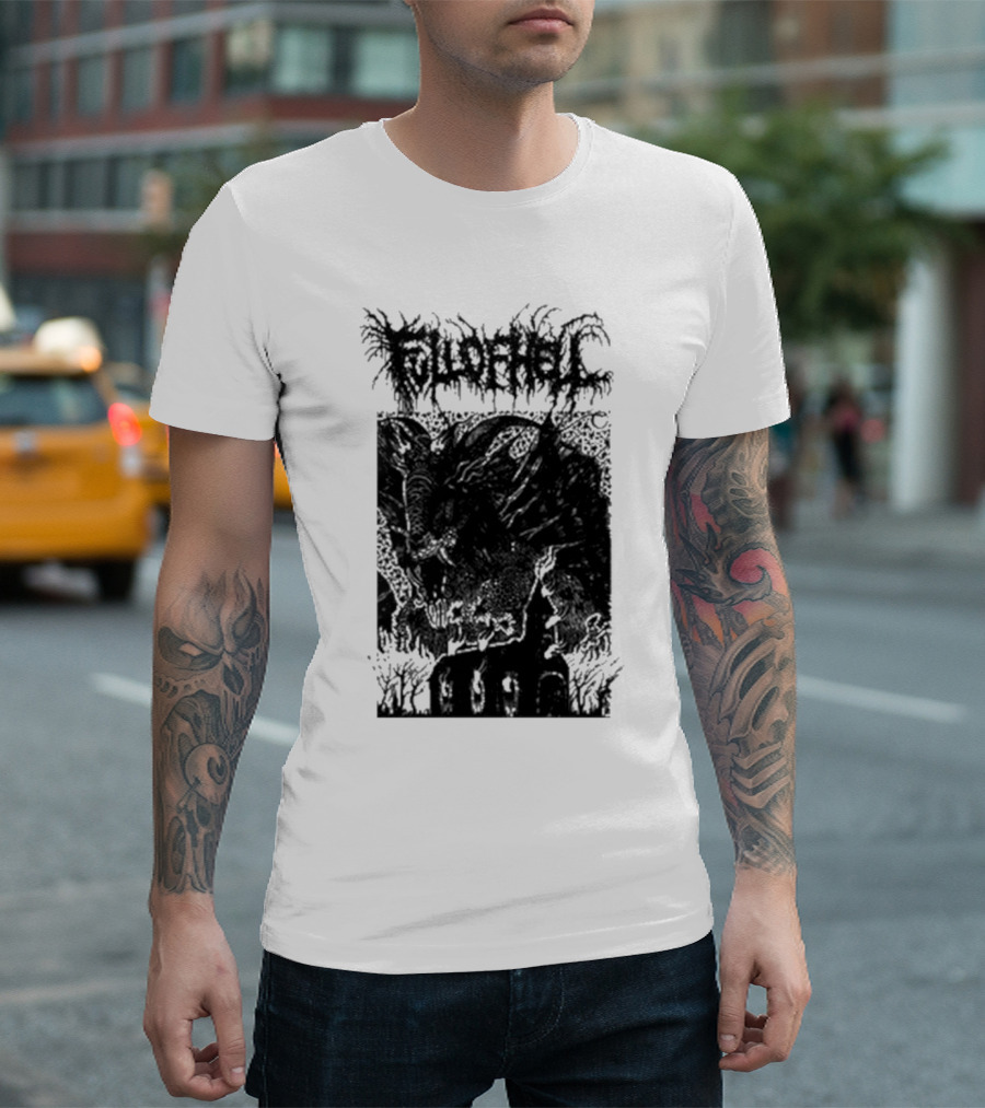 Full of Hell Goat Church Abomination With Dark Symbolism T-Shirt