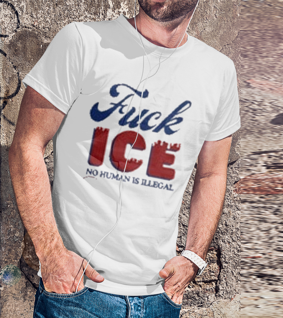 Funny Mexico Fuck ICE No Humans Is Illegal T-Shirt