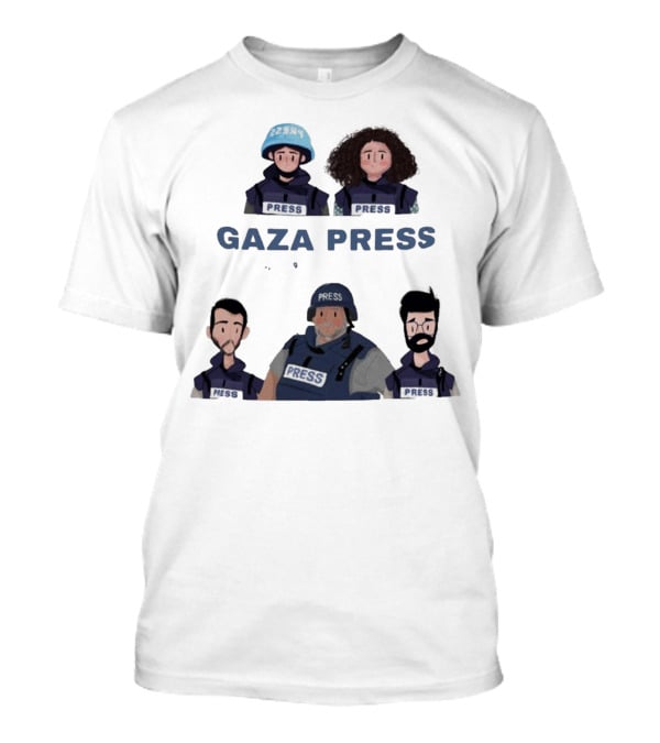 Gaza Press Heroes Cartoon Characters PRESS T-Shirt