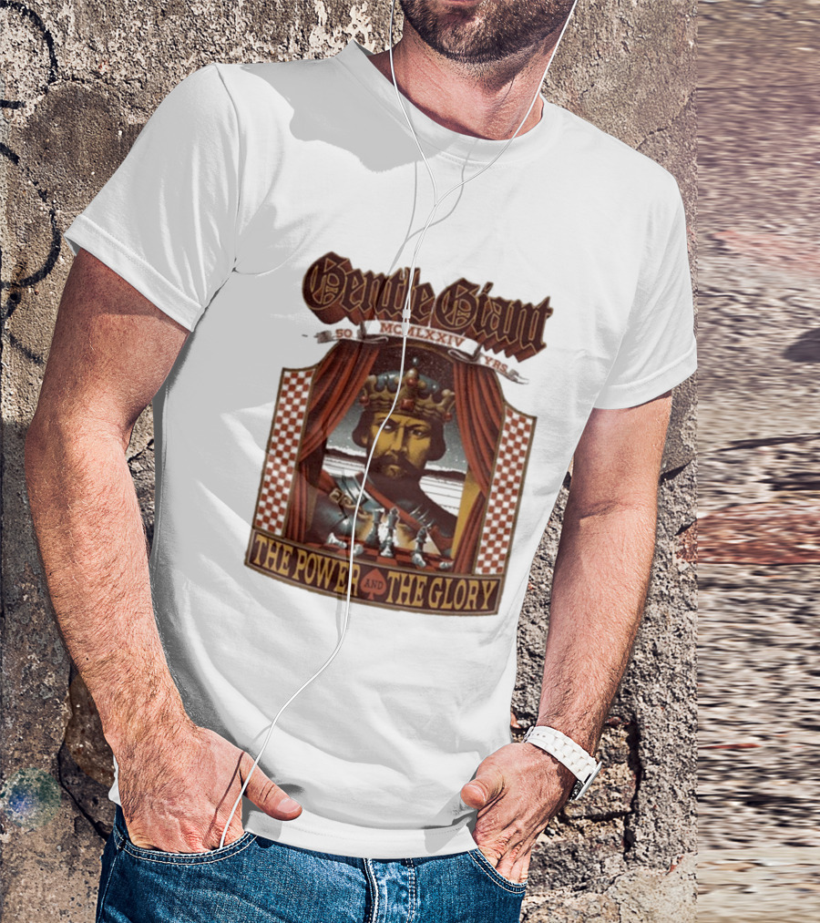 Gentle Giant The Power And The Glory 50th Anniversary MCMLXXIV T-Shirt