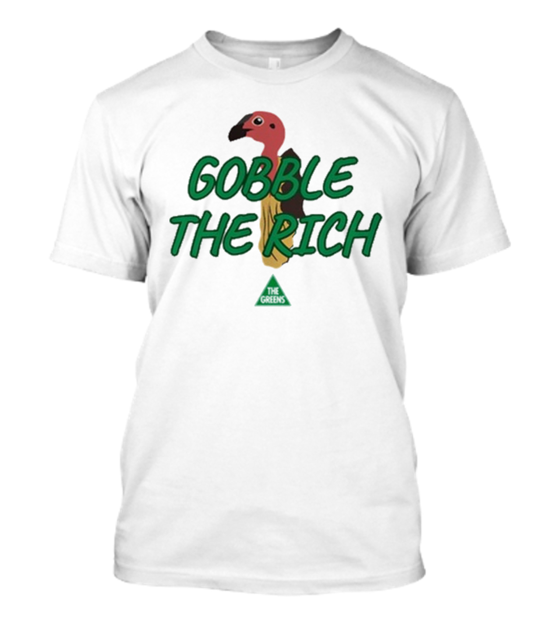 Gobble The Rich Vulture Illustration T-Shirt