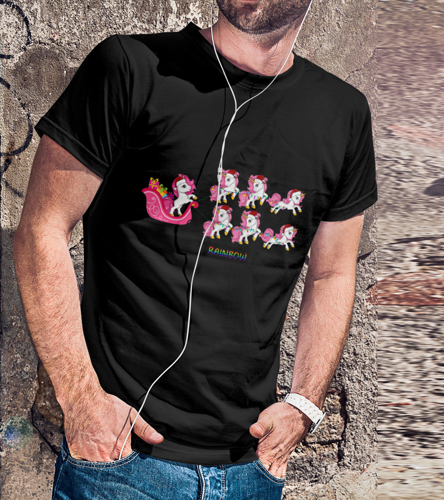 I Am Dreaming Of A Rainbow Christmas T-Shirt