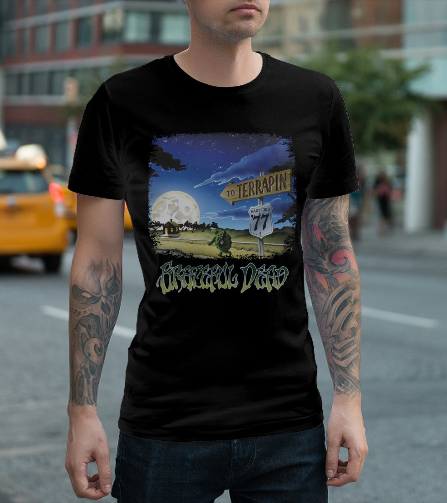 Grateful Dead Terrapin Hartford '77 Moonlit Journey T-Shirt