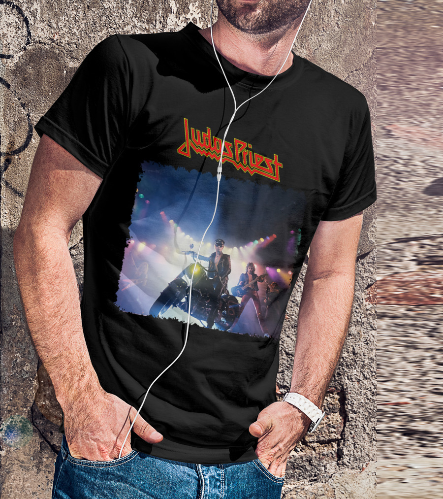 Judas Priest Unleashed In The East Motorcycle Concert Scene T-Shirt