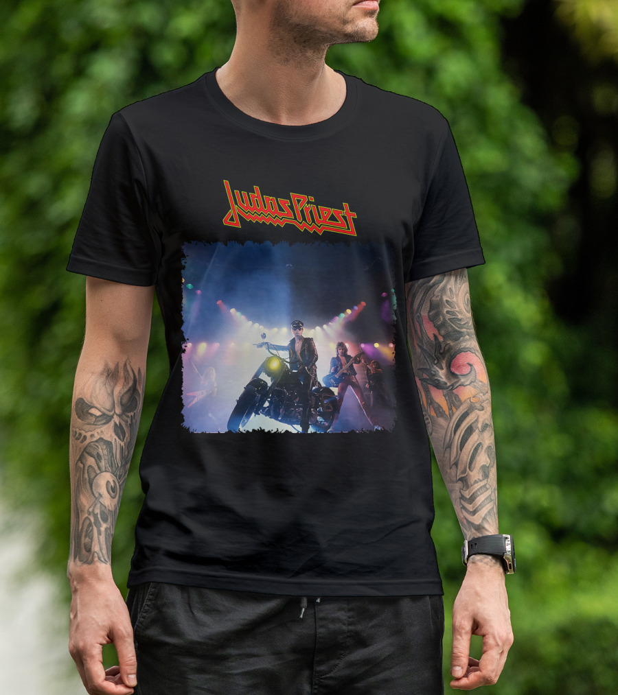 Judas Priest Unleashed In The East Motorcycle Concert Scene T-Shirt