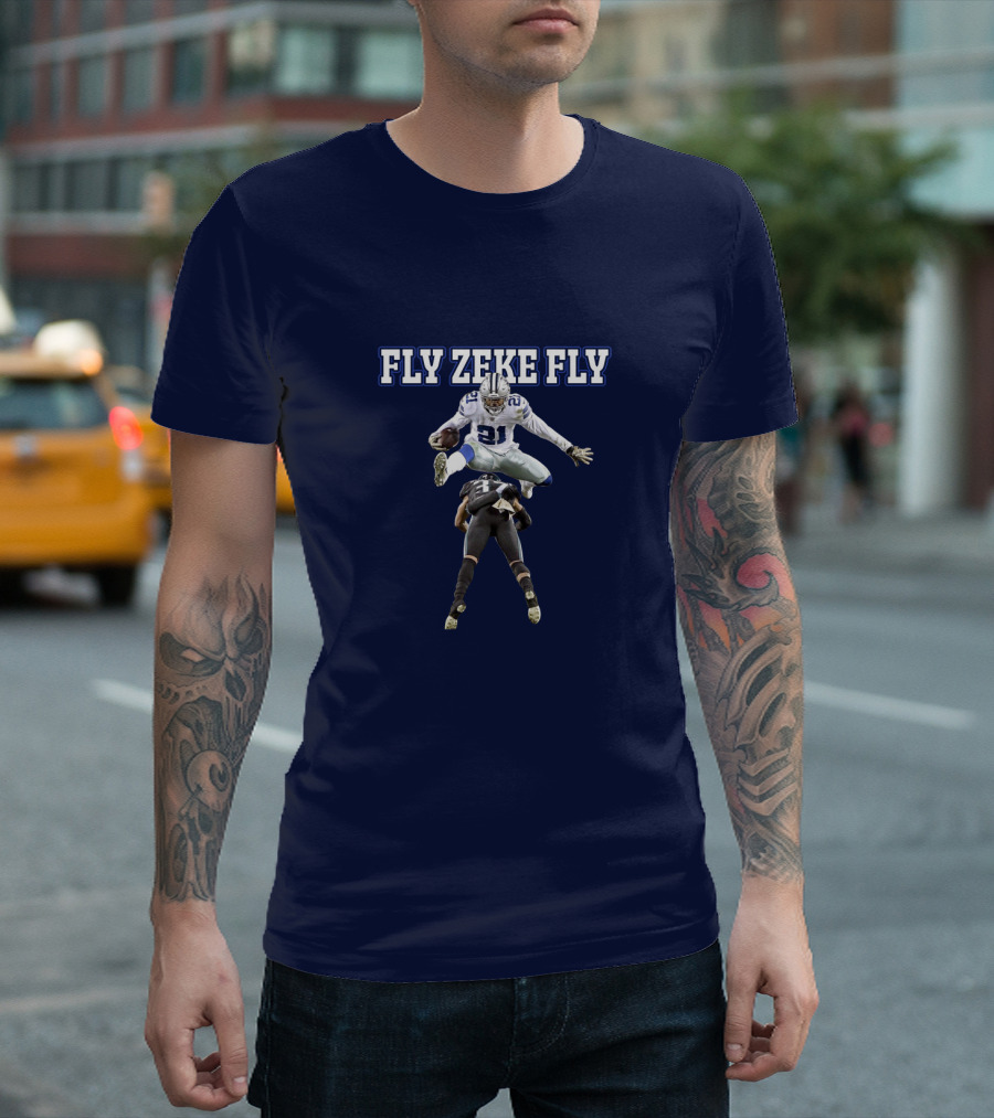 Limited Time Edition Fly Zeke Fly Football T-Shirt