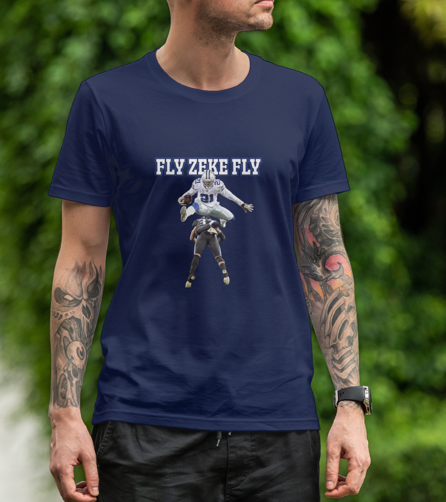 Limited Time Edition Fly Zeke Fly Football T-Shirt